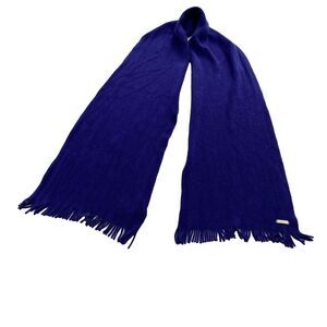 Calvin Klein Women's Blue Scarf  Acrylic One Size Casual  Unisex‎ Pre Owned